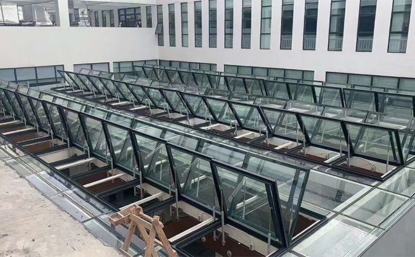 百安科技有限公司近期迭部排烟窗项目案例分享